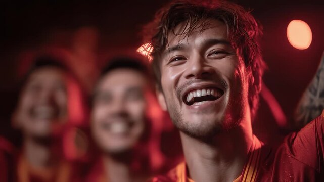 Tang Dynasty football team wins and fans cheer