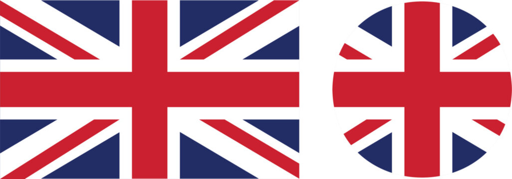 United Kingdom flag. England flag. UK flag. United Kingdom flag vector.