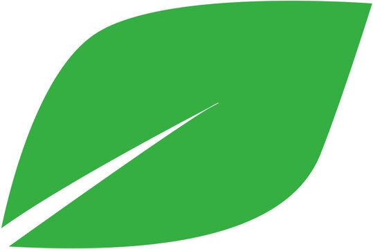 leaf icon for environment concept. 