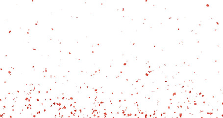 3d elements asian festival for holiday, birthday, banner, poster, flyers, greeting card, 3d rendering transparent confetti, colorful confetti explosion, multicolor confetti transparent background