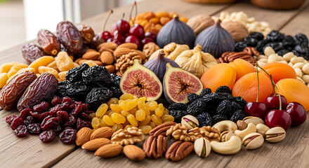fruit and nuts
