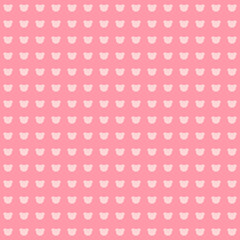 くま　ドット　背景	