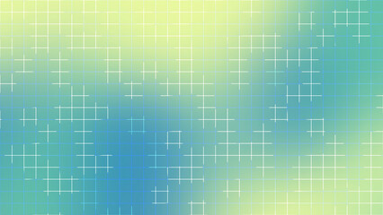 Abstract Blue Green Gradient Grid Line Background for Modern Design