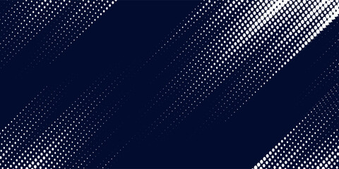 Dots halftone white and blue color pattern gradient grunge texture background. Dots pop art comics sport style. abstract background eps10