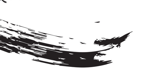 Brush strokes templates, vector grunge paintbrush modern grunge arts. modern design banner illustration background