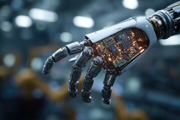 Integration of IoT and AI technologies in modern business settings enhancing efficiency and innovation in automation processes and data management