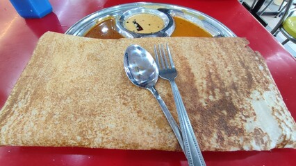 Close up picture Tosai on a plate with fork