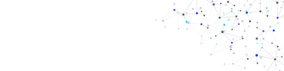 Molecular structure and genetic engineering, molecules DNA, neural network, scientific research. Abstract background for innovation technology, science, healthcare, and medicine