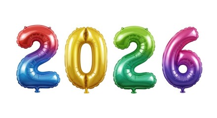 Celebrate 2026 New Year's with vibrant foil balloons for festive occasions and future events