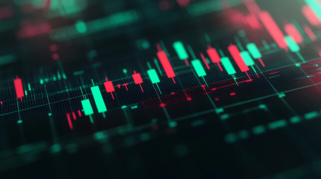 Analyze market trends with this mesmerizing stock chart for financial presentations today