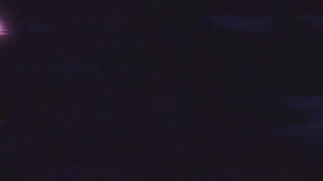 The graphic error effect in the black background.