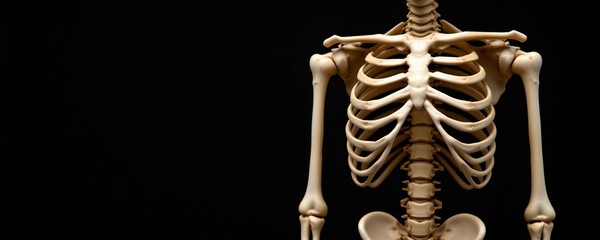 Human Ribcage and Shoulder Blade Anatomy