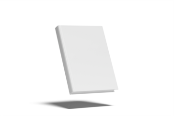 Blank Book Cover Mockup Perfect for showcasing your book design, create stunning presentations, and elevate your publishing project. Clean, minimalist design ideal for various genres.