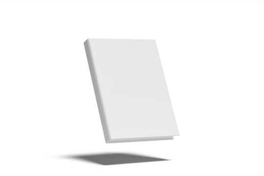 Blank Book Cover Mockup Perfect for showcasing your book design, create stunning presentations, and elevate your publishing project. Clean, minimalist design ideal for various genres.