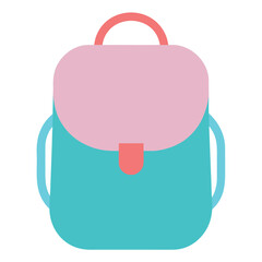 Simple smooth baby school bag silhouette barely t (1).