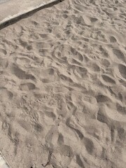 sand ripples on the beach