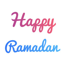 vector illustration of a happy ramadan card