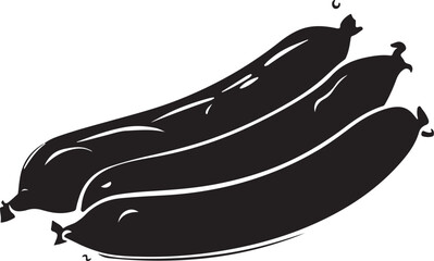 sausages for a silhouette 