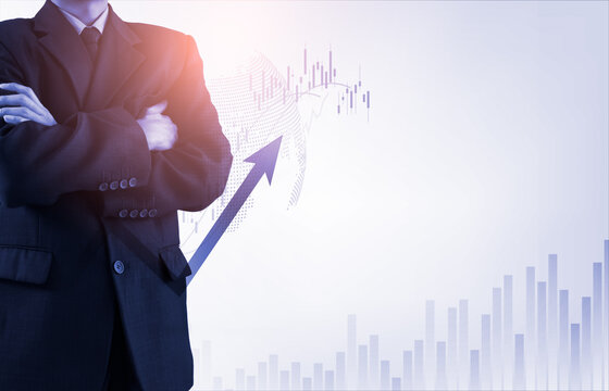 Stock market or forex trading graph and candlestick chart suitable for financial investment concept. Economy trends background for business idea and all art work design. Abstract finance background.
- Powered by Adobe