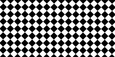 Black and white checkered pattern, Checkerboard seamless pattern