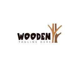 Wood texture logotype, wooden texture icon, isolated vector emblem, lumberjack pattern