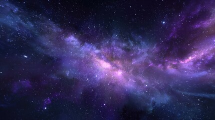 Explore the vast beauty of stars and galaxies in a seamless loop of outer space, showcasing the night sky and the magnificence of the universe