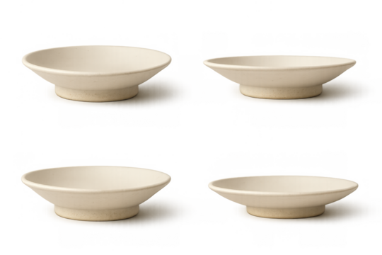 Collection of modern ceramic bowls, perfect for kitchen, dining, and serving, showcasing sleek design and versatility