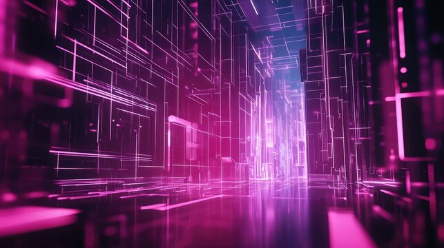 Digital network grid forming a virtual data tunnel