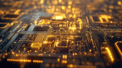 Circuit board processing digital data and technology information