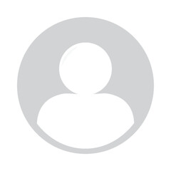 User vector icon in solid style