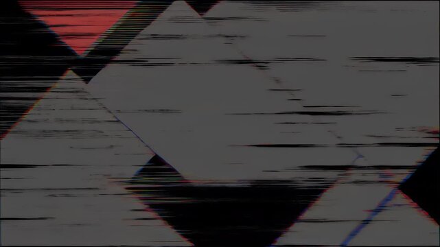 Neo-Brutalist Geometric Shape Jitter &mdash; Bold Motion Loop (5s)