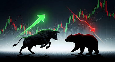 bullish vs bearish trend in stock market