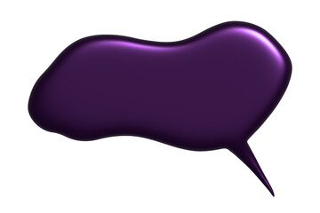 3d speech bubble Blank empty message box Textbox frame for banners, price tags, stickers, design
