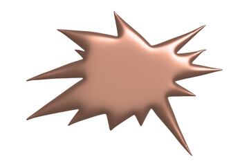 3d speech bubble Blank empty message box Textbox frame for banners, price tags, stickers, design