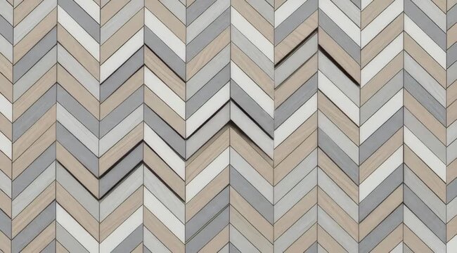 Seamless Herringbone Wood Flooring Texture Loop for Interior Design and Architectural