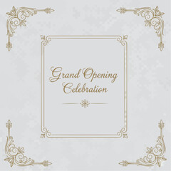 高級感ある枠や装飾のセット