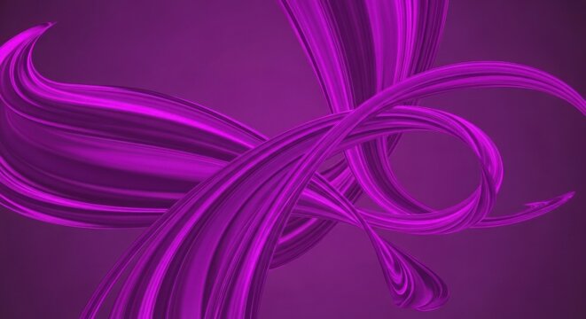 Purple abstract swirls on a dark purple background. - Powered by Adobe