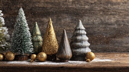 christmas decoration tree background holiday winter wooden festive celebration home year new merry