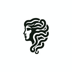 Medusa Gorgon Goddess Logo