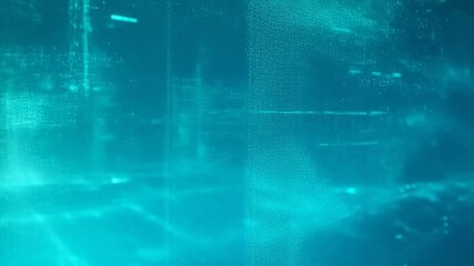 Abstract blue digital tunnel - Powered by Adobe