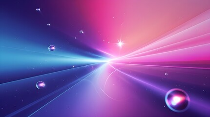 Abstract background design with light streaks and glowing orbs for digital wallpaper and presentation 100