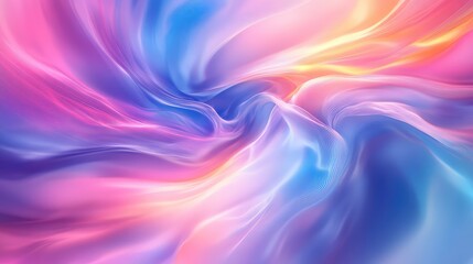 Obraz premium Abstract flowing waves creating colorful gradient background