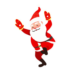 merry christmass, christmass characters for decoration of xmas holidays, collection of christmas icons, happy new year. Vector illustration