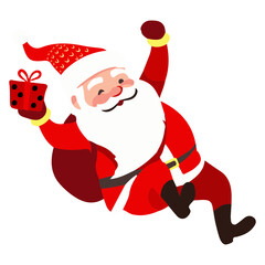 merry christmass, christmass characters for decoration of xmas holidays, collection of christmas icons, happy new year. Vector illustration