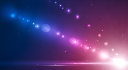 Obraz premium Abstract background with glowing light effects blue purple pink gradient wallpaper design for graphic projects