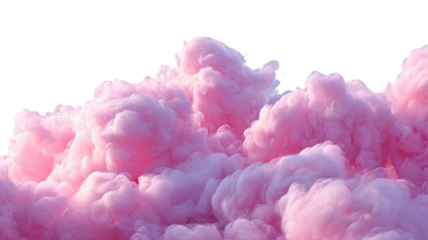 Pink watercolor clouds and smoke create a light abstract sky background texture