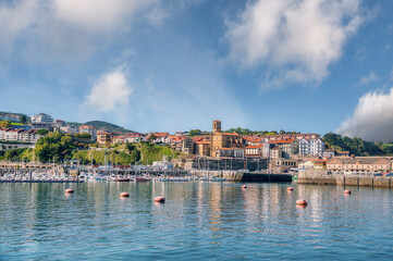 Fototapeta premium Guetaria is a municipality and town in the province of Guipúzcoa, in the autonomous community of the Basque Country, Spain.