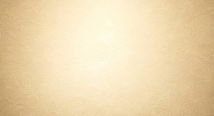 Elegant floral embossment illuminated by soft, graduated light source