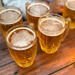 glass beer Lao
