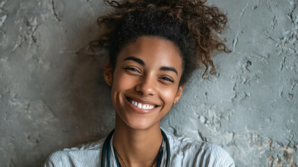 doctor with a warm smile expressing kindness empathy professionalism and commitment to health service patient care and medical responsibility in modern healthcare